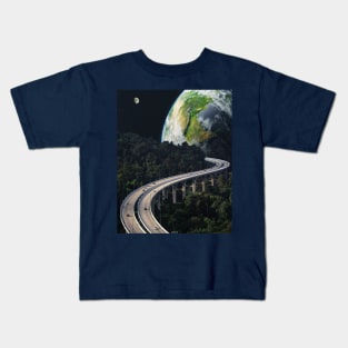 DRIVE THROUGH THE HILLS Kids T-Shirt